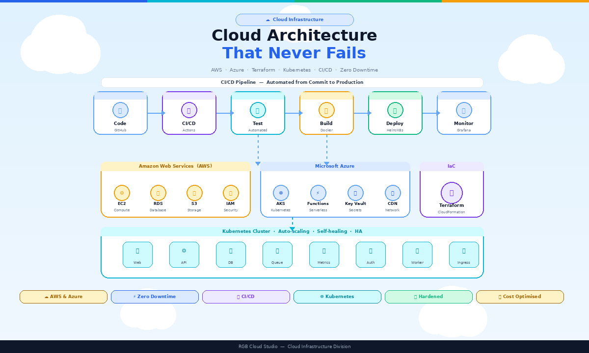 Cloud Infrastructure illustration